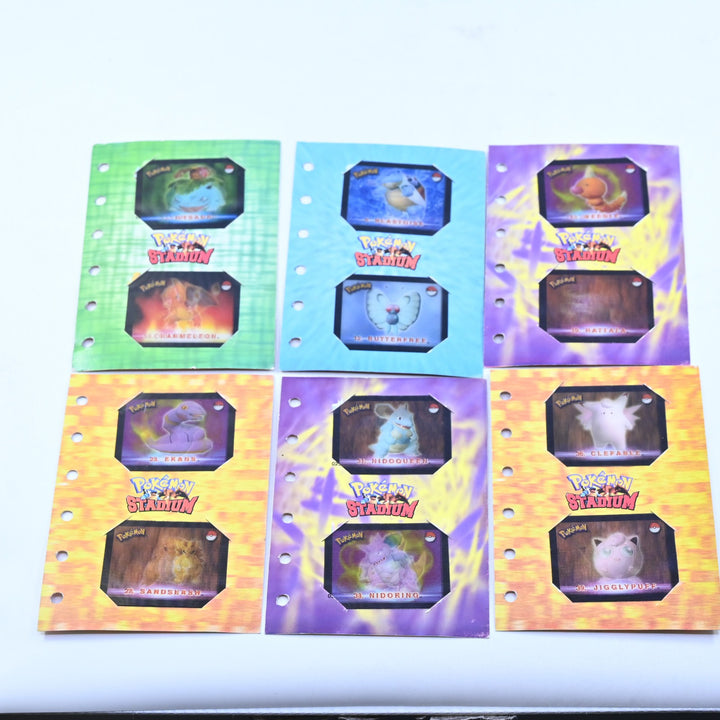 Pokemon Stadium - Action 3D's Collectors Record - Complete Set - Lays