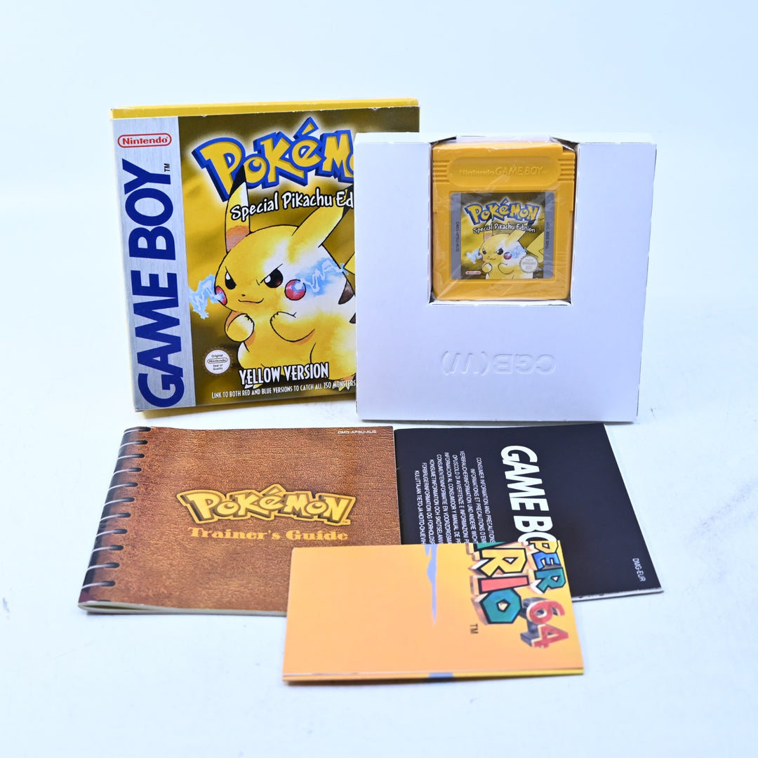 Pokemon Yellow Version - Nintendo Gameboy Boxed Game - PAL - NEW SAVE BATTERY!