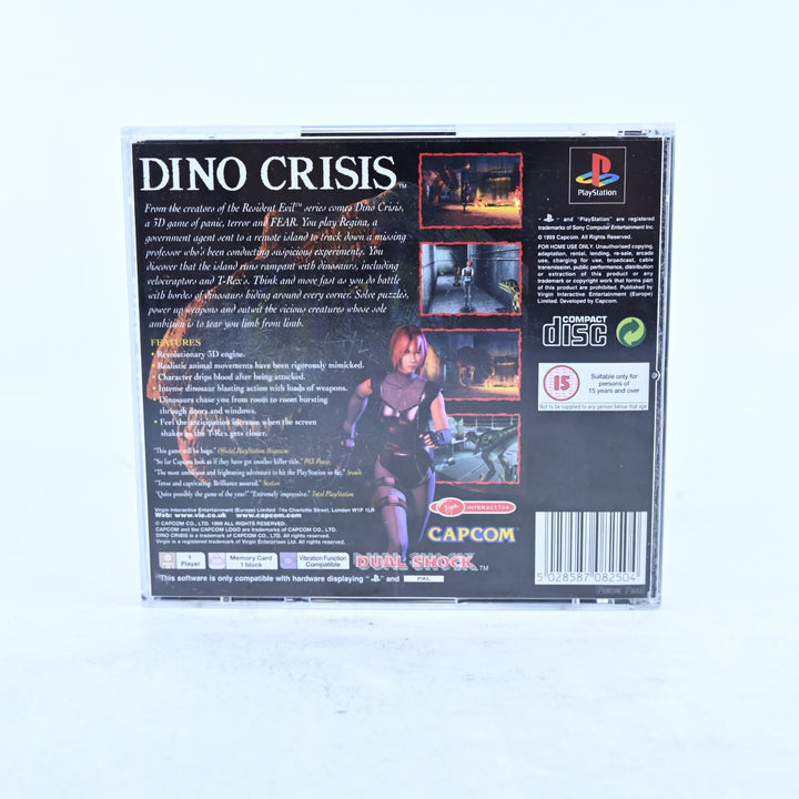 Dino Crisis - Sony Playstation 1 / PS1 Game - No Manual - PAL - MINT DISC!