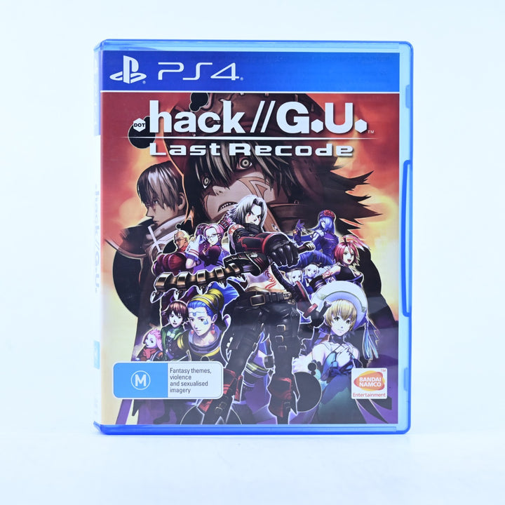 .hack//G.U. Last Recode - Sony Playstation 4 / PS4 Game - MINT DISC!