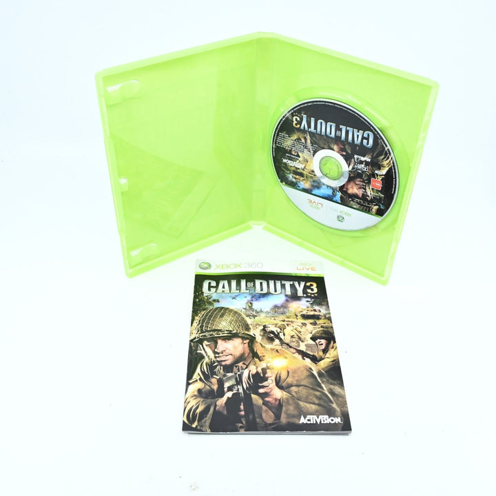 Call of Duty 3 - Xbox 360 Game + Manual - PAL - MINT DISC!