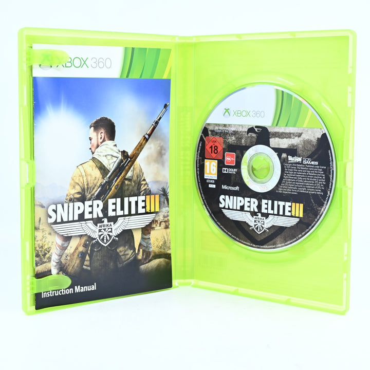 Sniper Elite III 3 - Xbox 360 Game + Manual - PAL - MINT DISC!