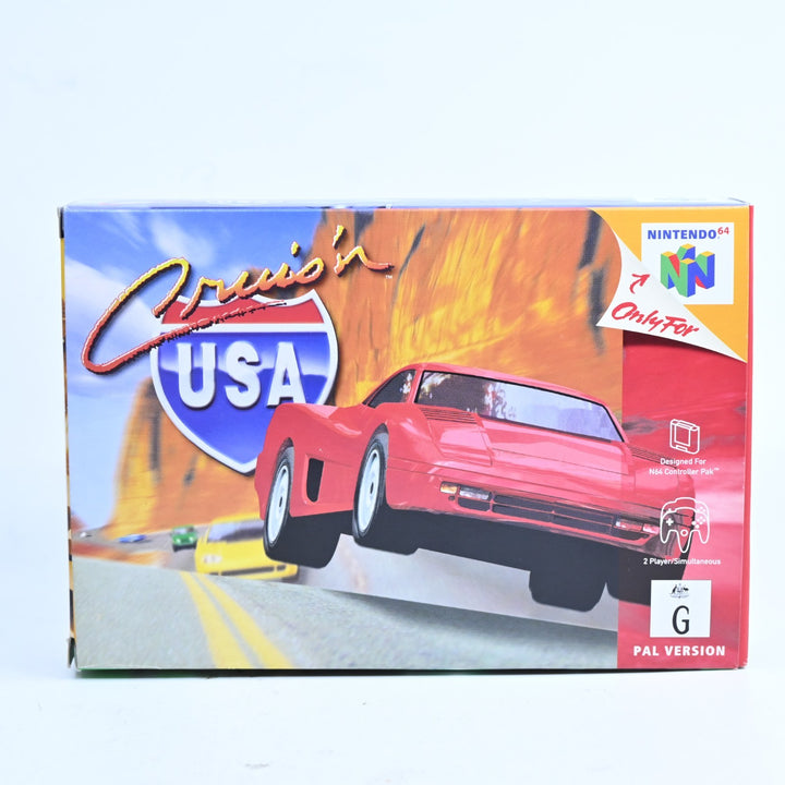 Cruis'n USA - N64 / Nintendo 64 Boxed Game - PAL - FREE POST!