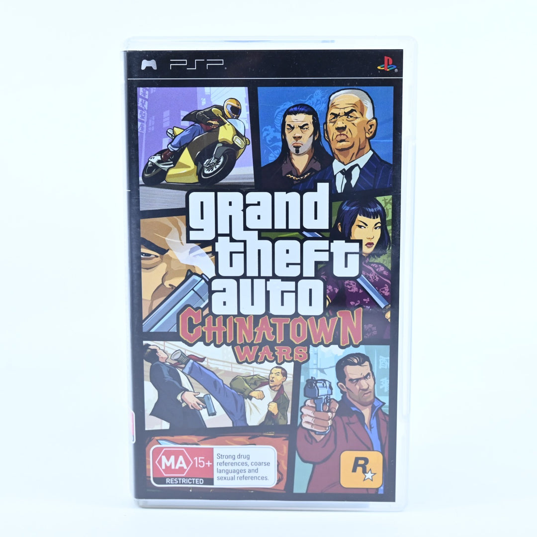 Grand Theft Auto: Chinatown Wars - Sony PSP Game + Manual + Map - FREE POST!