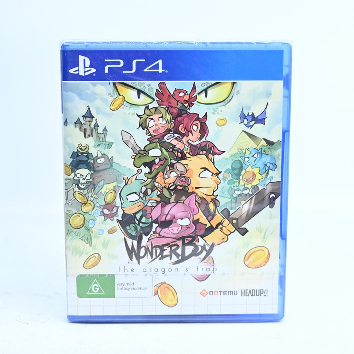 SEALED! Wonder Boy: The Dragons Trap - Sony Playstation 4 / PS4 Game