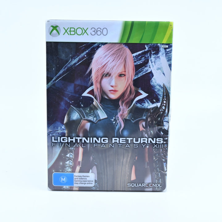Final Fantasy XIII Lightning Returns Steelbook - Xbox 360 Game + Manual - PAL