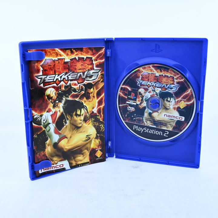 Tekken 5 - Sony Playstation 2 / PS2 Game + Manual - PAL - MINT DISC!