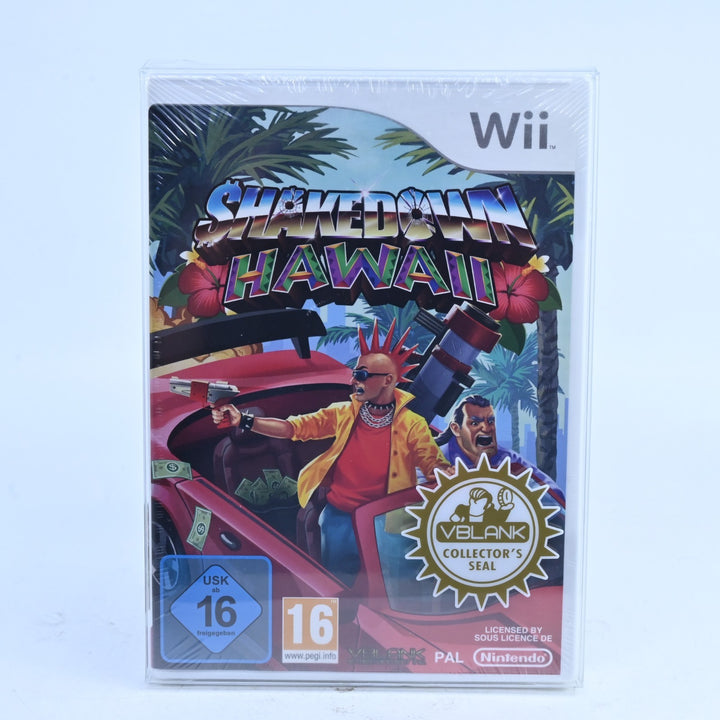 SEALED! Shakedown: Hawaii - Nintendo Wii Game + Manual - PAL - MINT DISC!