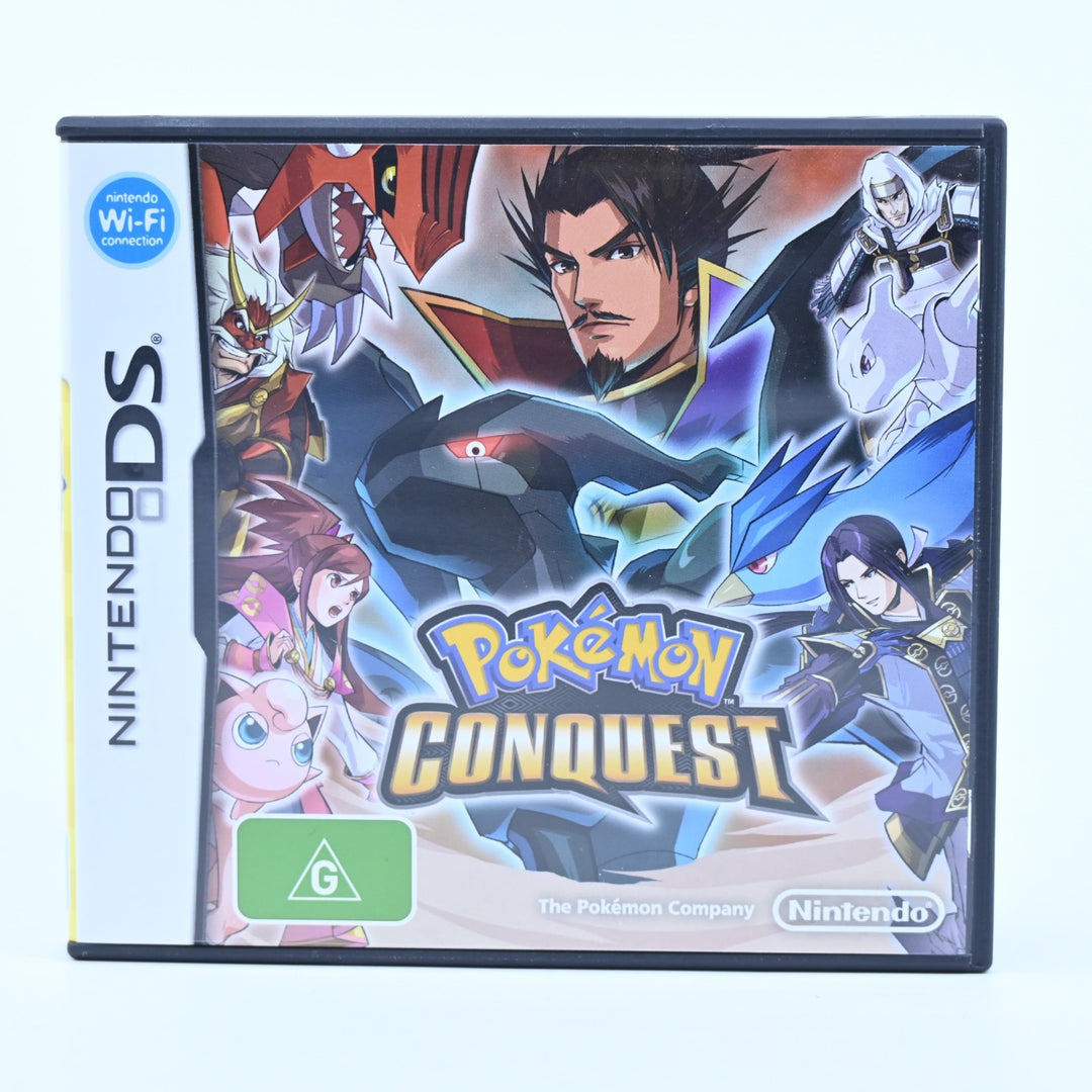 Pokemon Conquest - Nintendo DS Game - PAL + Manual - FREE POST!