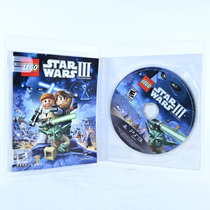 LEGO Star Wars III: The Clone Wars - Sony Playstation 3 / PS3 Game + Manual