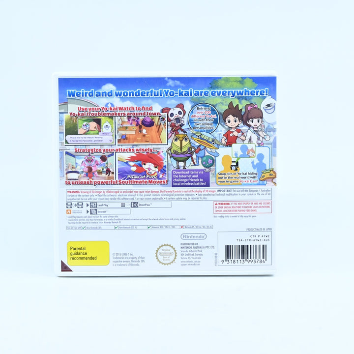 Yo-Kai Watch - Nintendo 3DS Game - PAL + Manual - FREE POST!