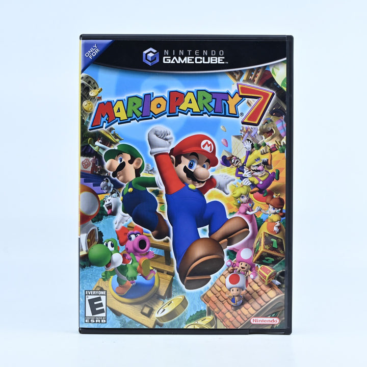Mario Party 7 Bonus Microphone Included - Nintendo Gamecube Game + Manual - NTSC
