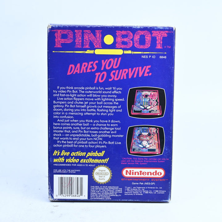 Pin Bot - Nintendo Entertainment System / NES Boxed Game - PAL - FREE POST!
