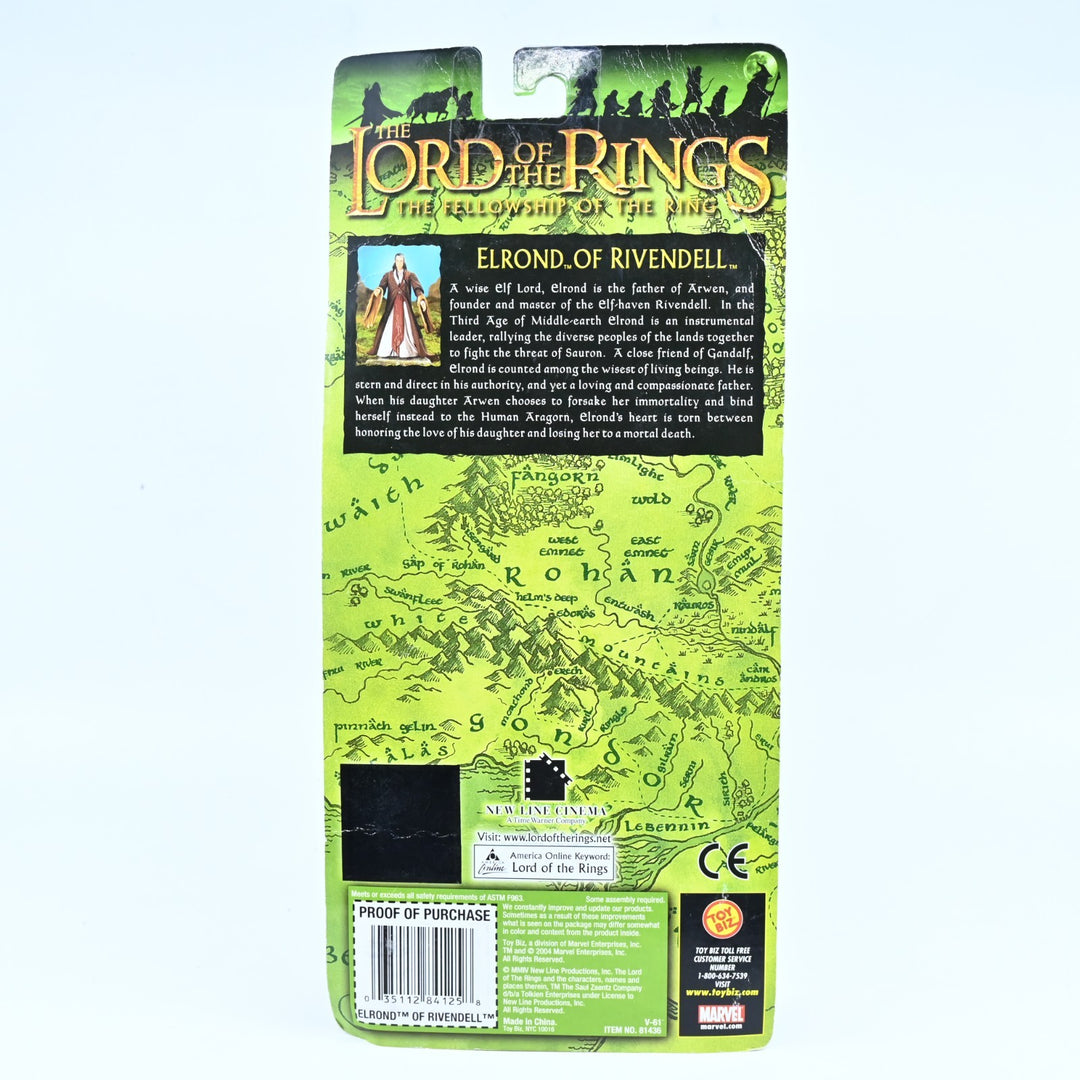 SEALED! Elrond of Rivendell - Lord of the Rings - Toy Biz - 2004