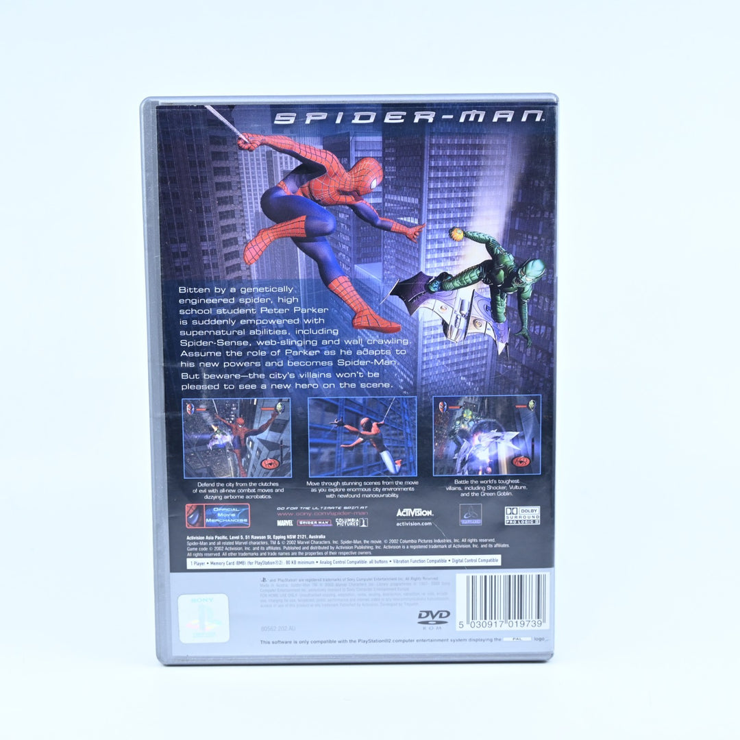 Spider-Man - Sony Playstation 2 / PS2 Game + Manual - PAL - MINT DISC!
