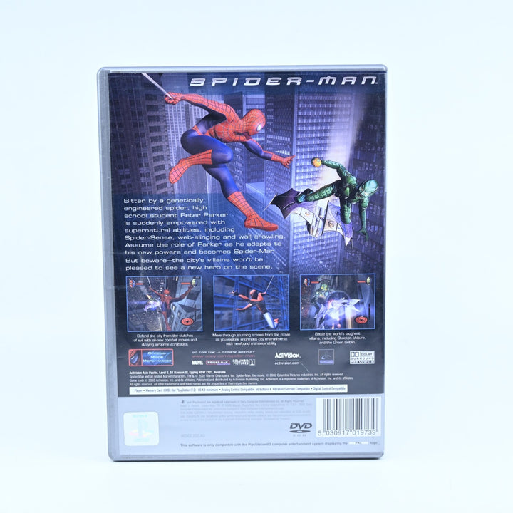 Spider-Man - Sony Playstation 2 / PS2 Game + Manual - PAL - MINT DISC!