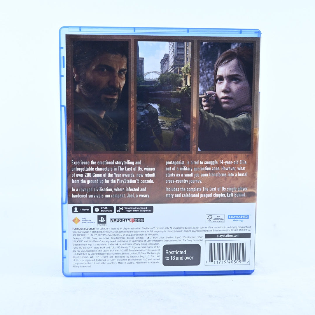 The Last Of Us Part I - Sony Playstation 5 / PS5 Game - MINT DISC!