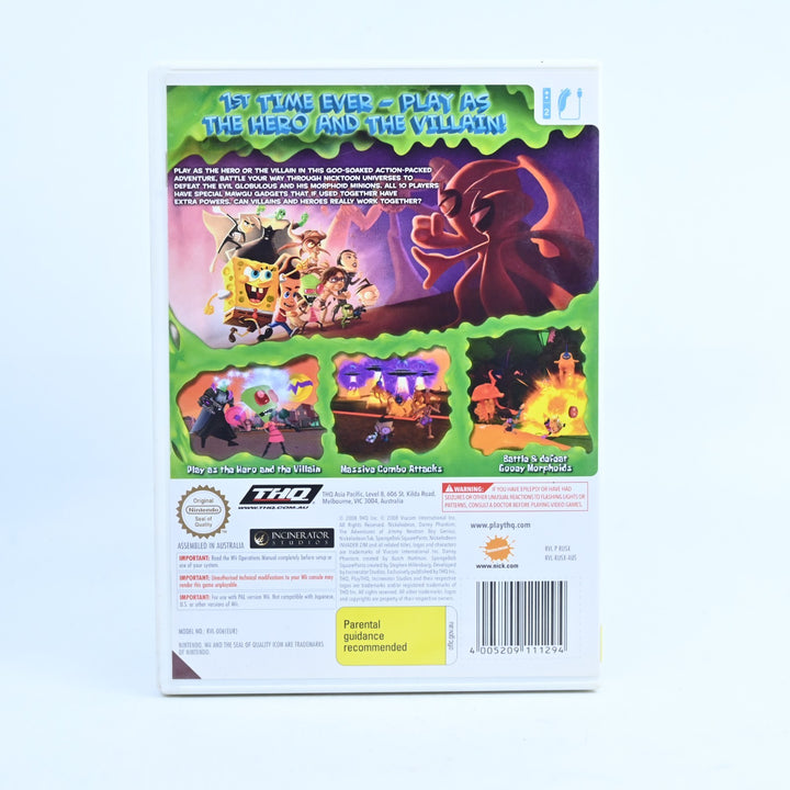 Spongebob Squarepants Feat. Nicktoons: Globs of Doom - Nintendo Wii Game
