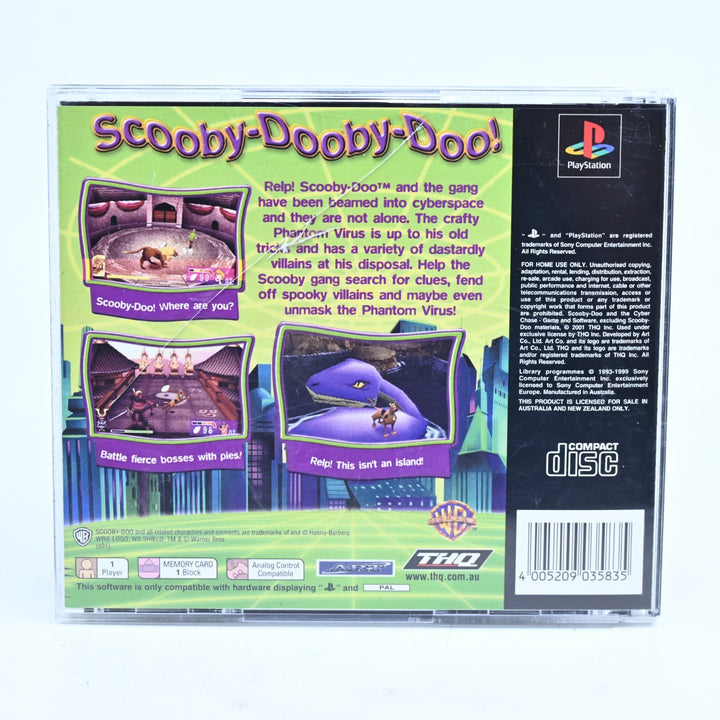 Scooby-Doo and the Cyber Chase - Sony Playstation 1 / PS1 Game + Manual - PAL