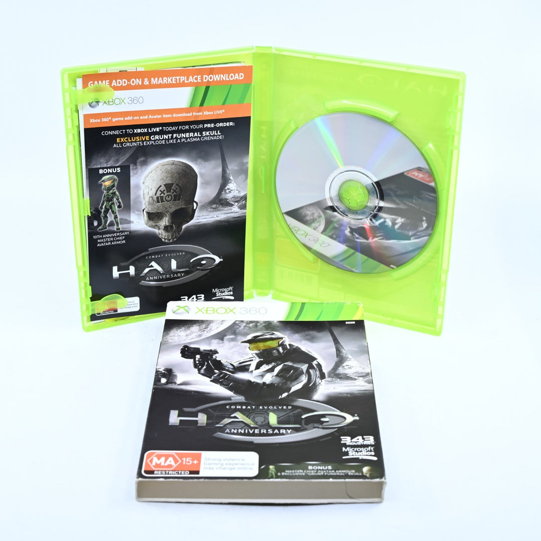 Halo Combat Evolved Anniversary - Xbox 360 Game + Manual - PAL - MINT DISC!