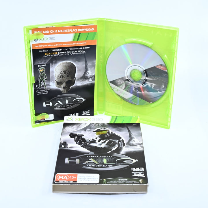 Halo Combat Evolved Anniversary - Xbox 360 Game + Manual - PAL - MINT DISC!