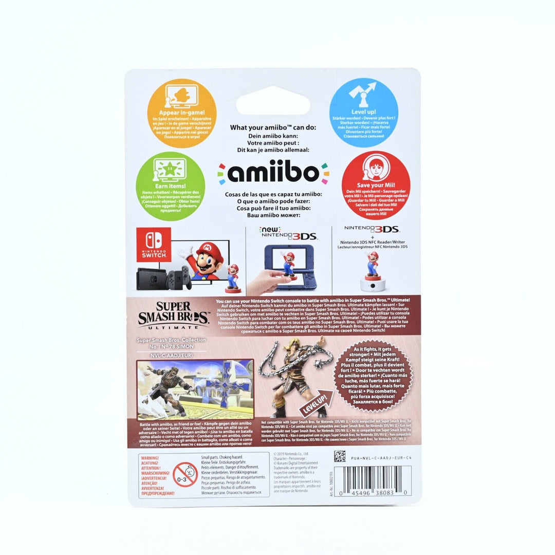 SEALED! Simon - Super Smash Bros. Amiibo Collection No. 78 - Toy