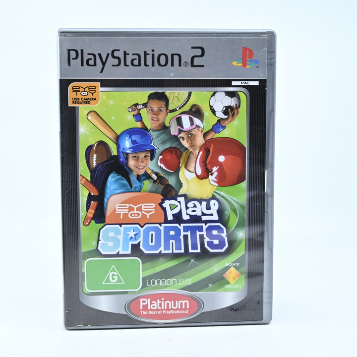 Eye Toy: Play Sports - Sony Playstation 2 / PS2 Game + Manual - PAL - MINT DISC!