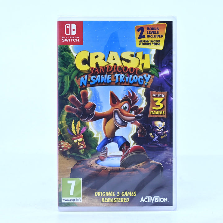 SEALED Crash Bandicoot N. Sane Trilogy - Nintendo Switch Game - FREE POST!
