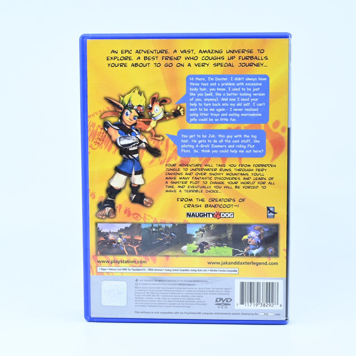 Jak and Daxter: Precursor Legacy - Sony Playstation 2 / PS2 Game - No Manual