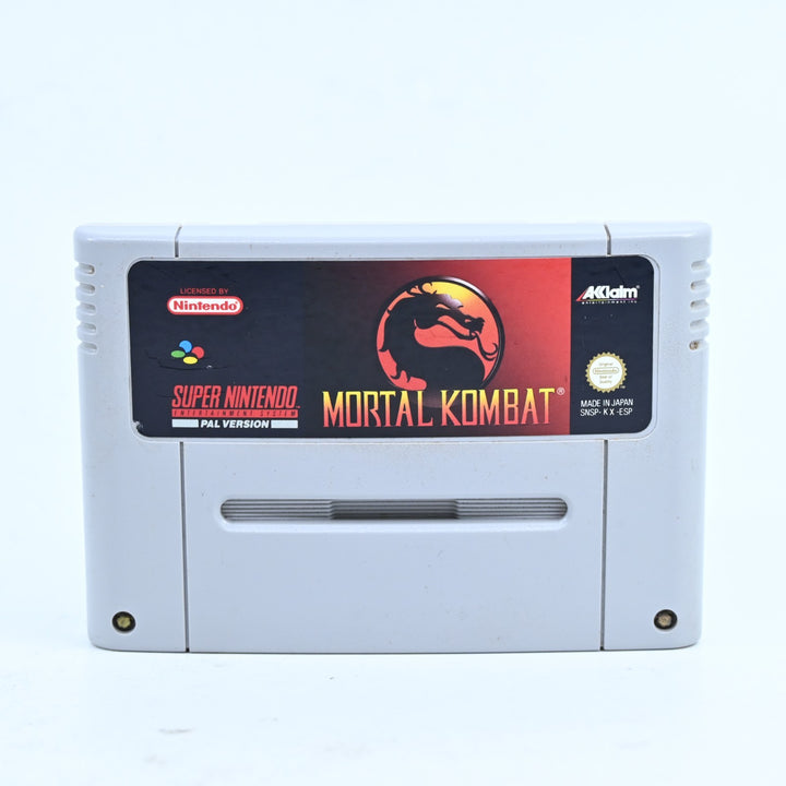 Mortal Kombat - Super Nintendo / SNES Game - PAL - FREE POST!