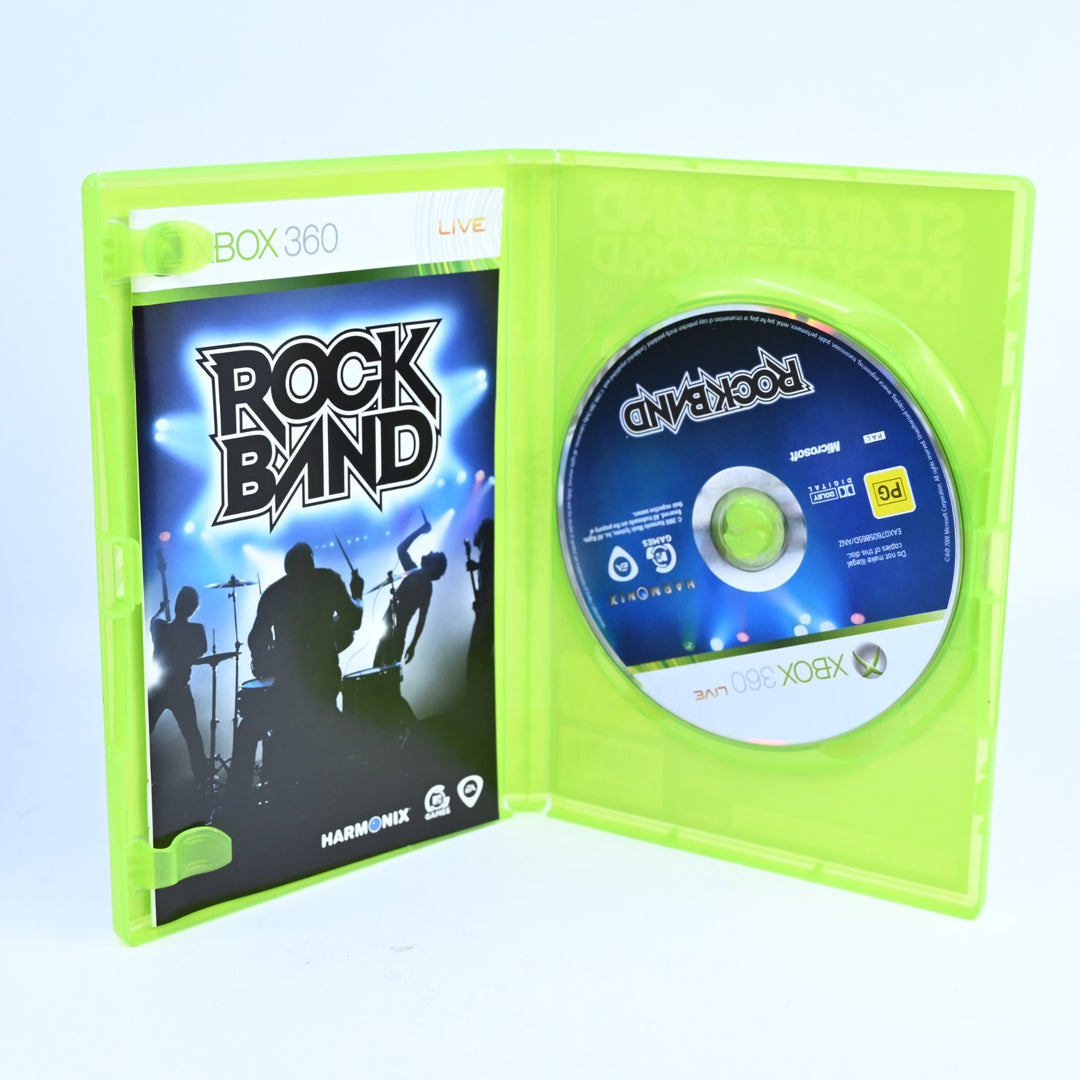 Rock Band - Xbox 360 Game + Manual - PAL - MINT DISC!