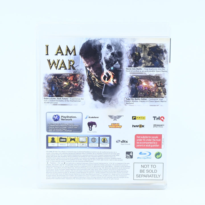 Warhammer 40K: Space Marine - PS3 Game + Manual