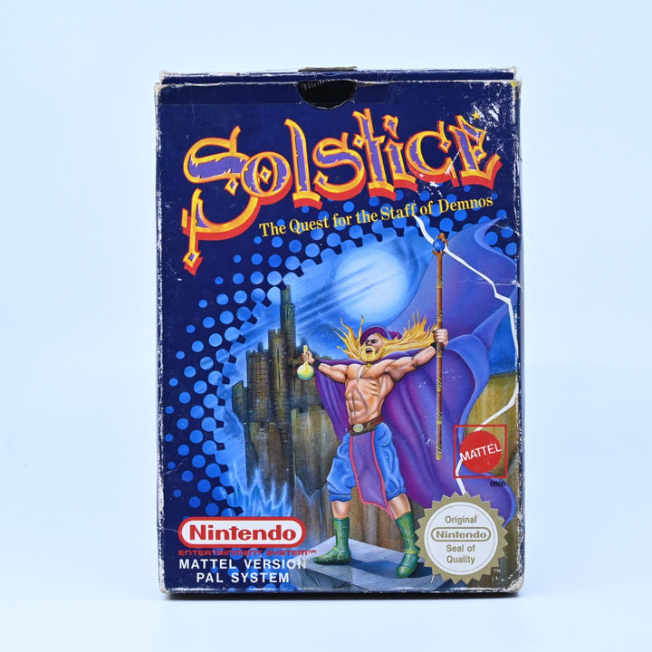Solstice: The Quest for the Staff of Demnos - NES Boxed Game - PAL - FREE POST!
