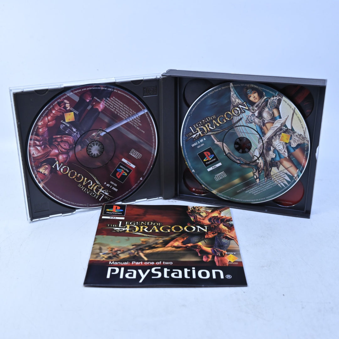 The Legend of Dragoon - Sony Playstation 1 / PS1 Game + Manual - PAL