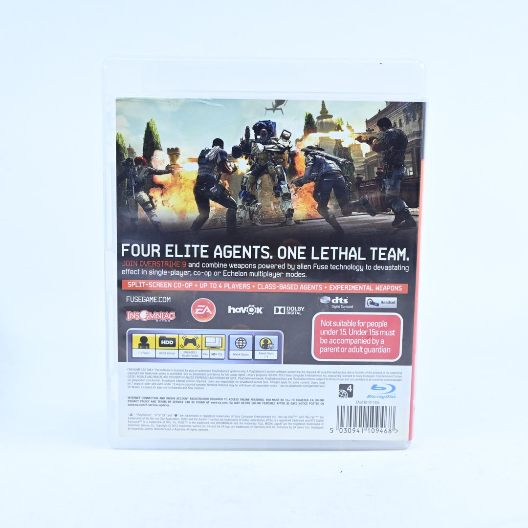 Fuse - Sony Playstation 3 / PS3 Game + Manual - MINT DISC!