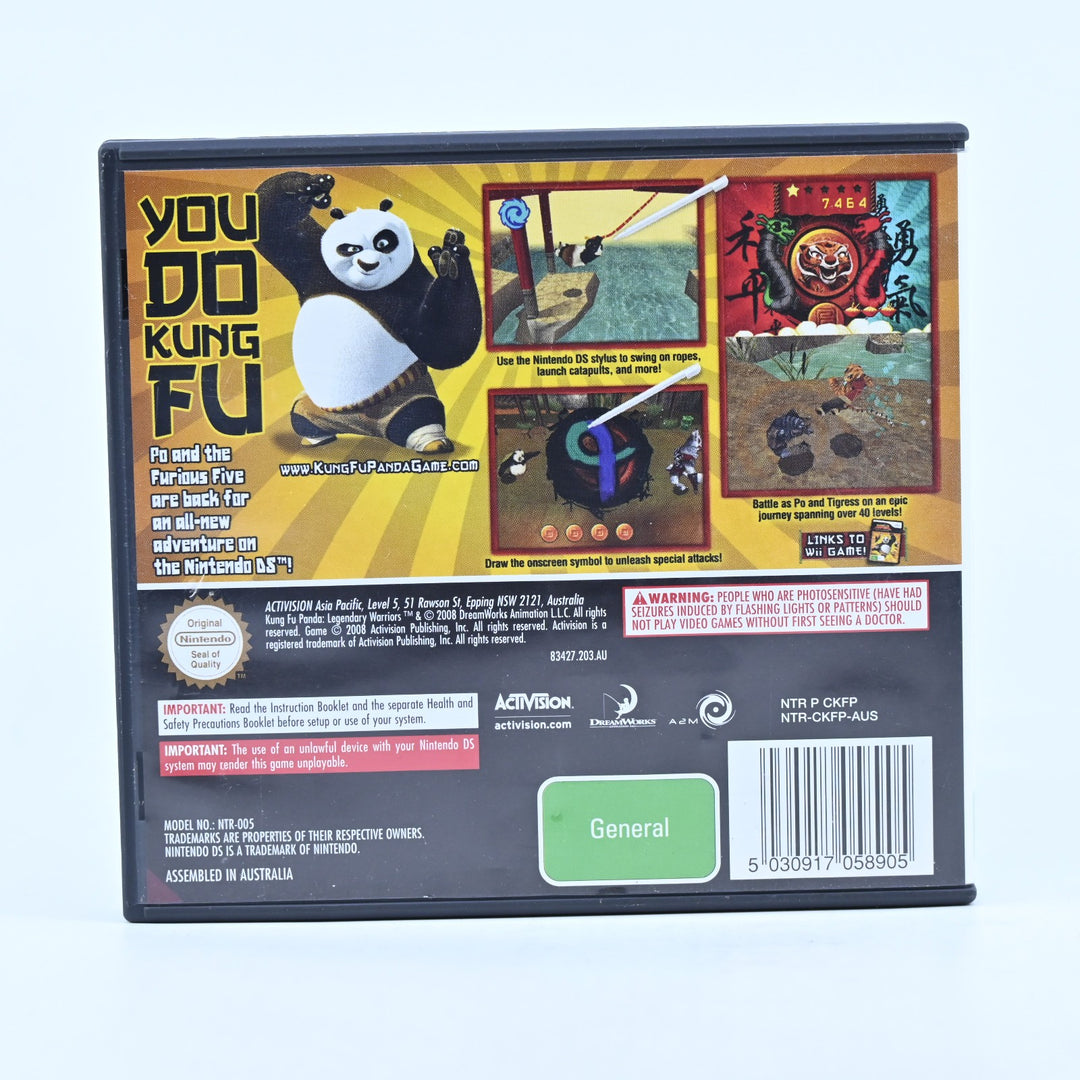 Kung Fu Panda: Legendary Warriors - Nintendo DS Game - PAL + Manual - FREE POST!