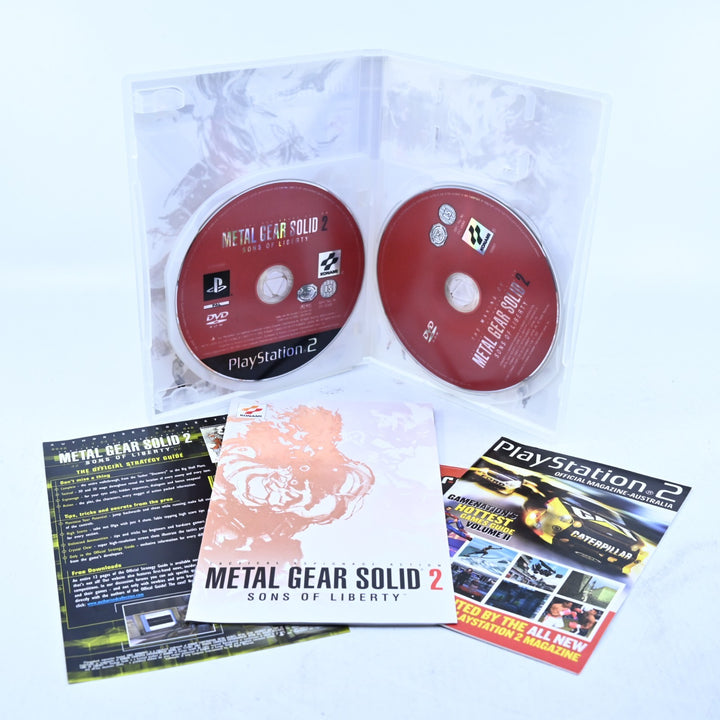 Metal Gear Solid 2: Sons of Liberty - Sony Playstation 2 / PS2 Game + Manual