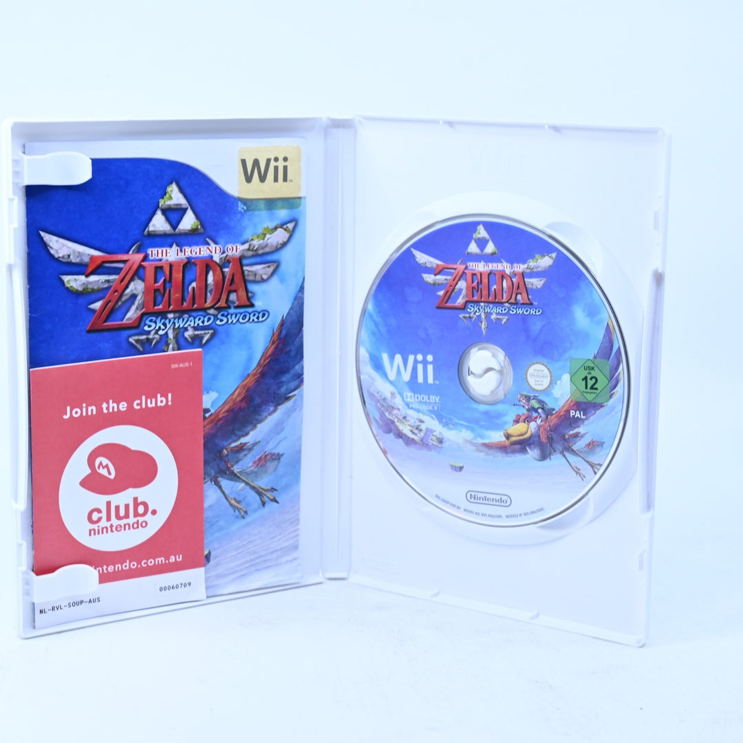 The Legend of Zelda: Skyward Sword - Nintendo Wii Game + Manual - PAL