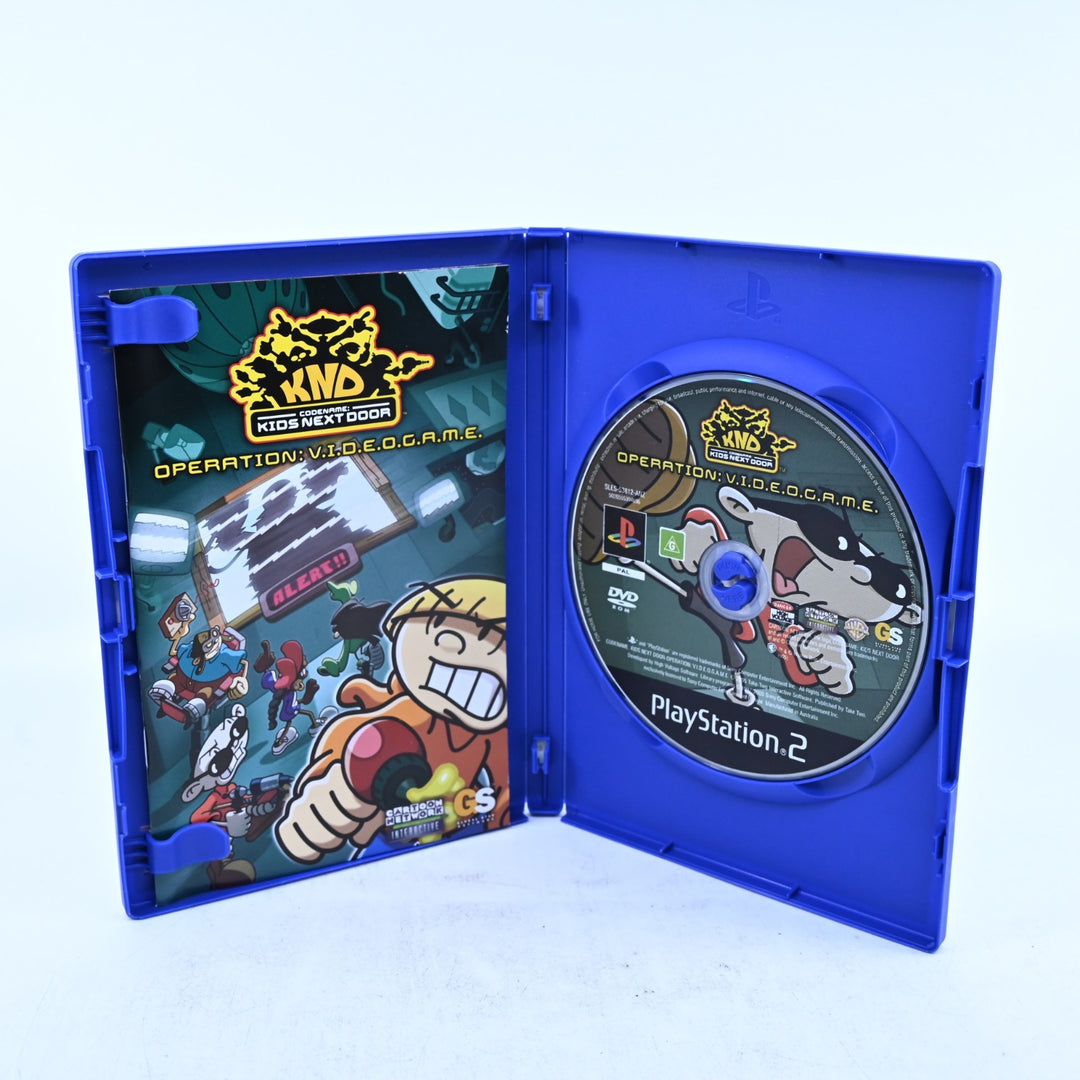 Codename: Kids Next Door Operation: VIDEOGAME - PS2 Game + Manual