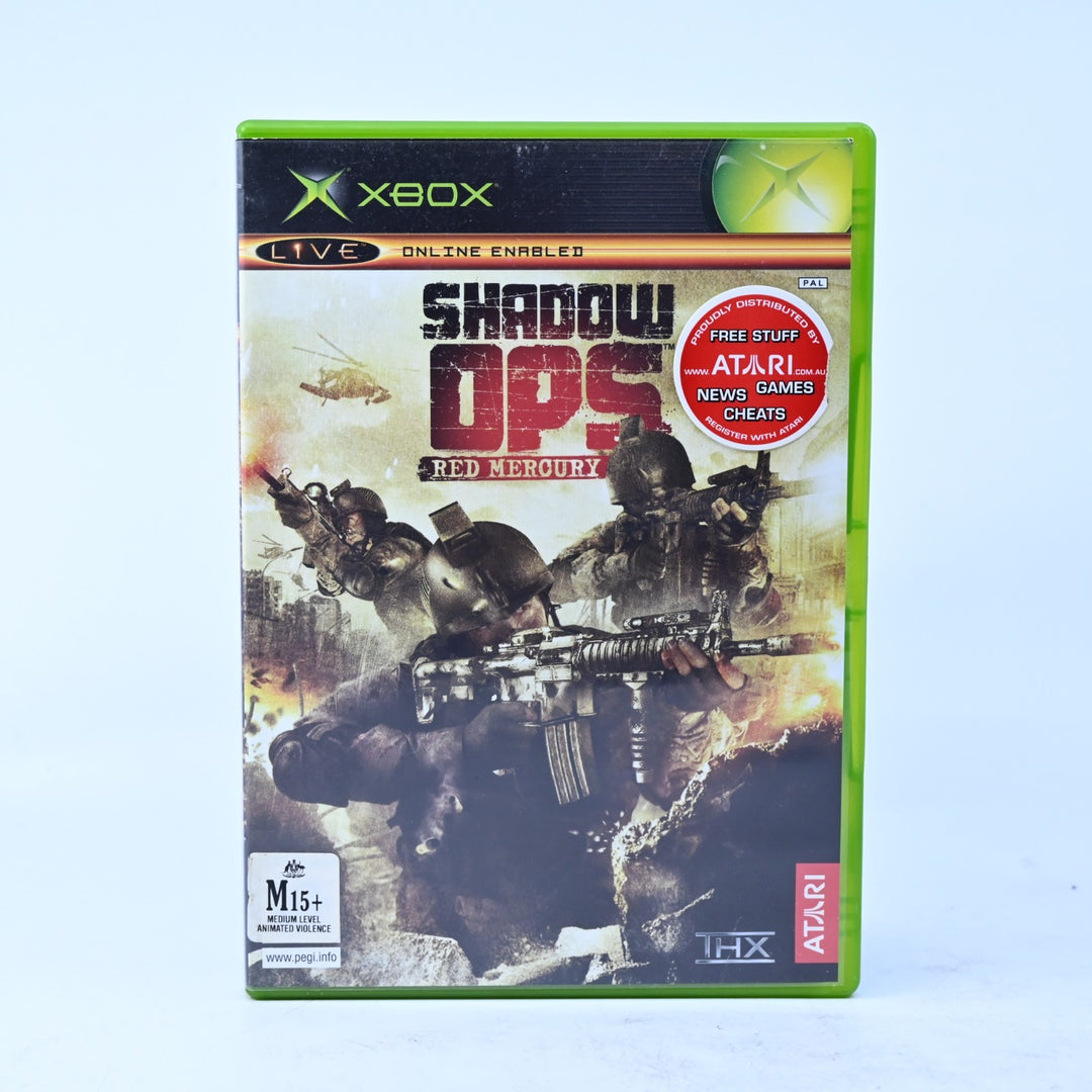 Shadow Ops Red Mercury - Original Xbox Game + Manual - PAL - MINT DISC!