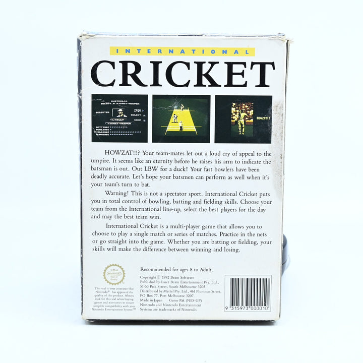 International Cricket - Nintendo Entertainment System / NES Boxed Game - PAL