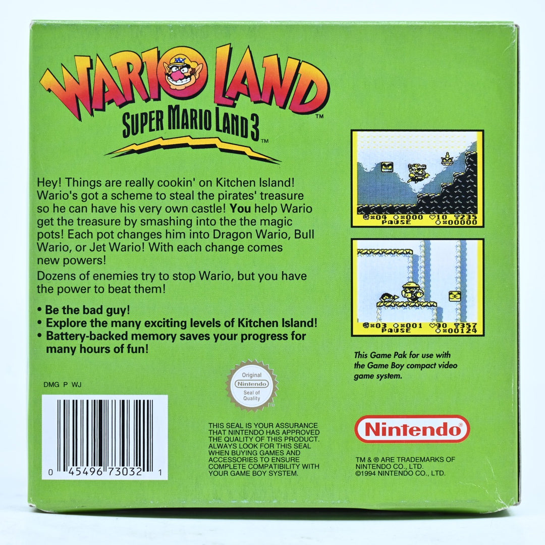 Wario Land: Super Mario Land 3 - Nintendo Gameboy Boxed Game - PAL
