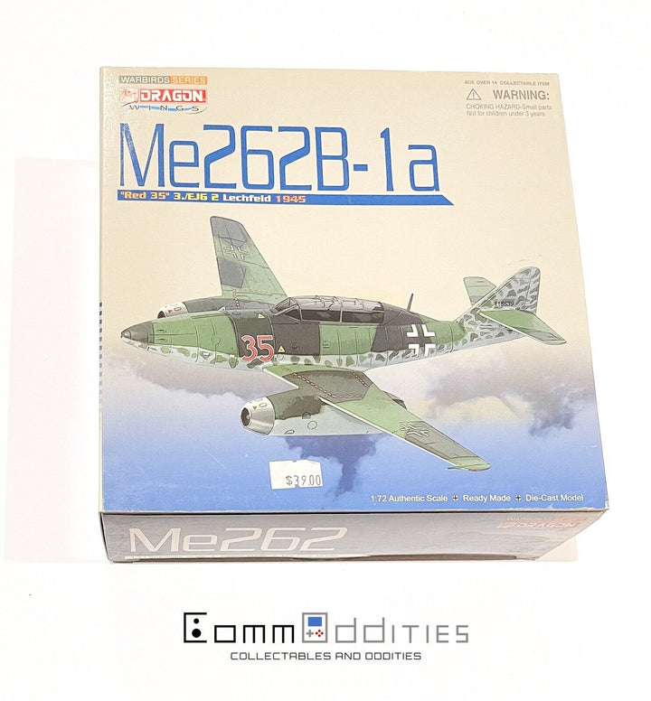 Dragon Wings Plane Me262B-1a "Red 35" 3/EJG 2 Lechfeld 1945 1:72 #50243