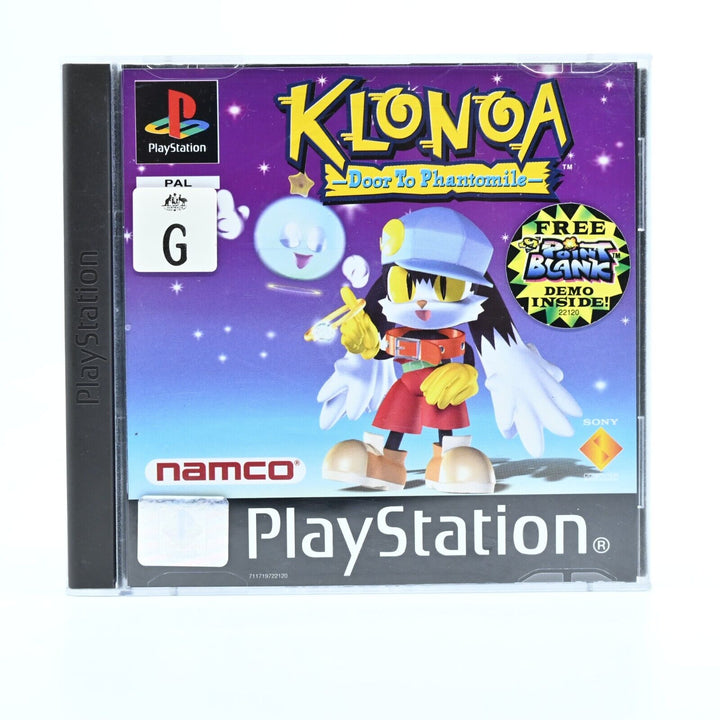 MINT CONDITION! - Klonoa - Sony Playstation 1 / PS1 Game + Manual - PAL