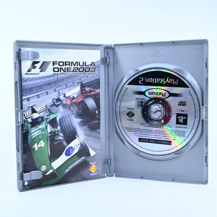 Formula One 2003 - Sony Playstation 2 / PS2 Game + Manual - PAL - MINT DISC!