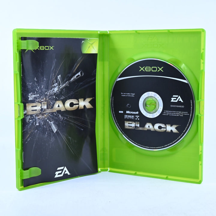 Black - Original Xbox Game + Manual - PAL - MINT DISC!