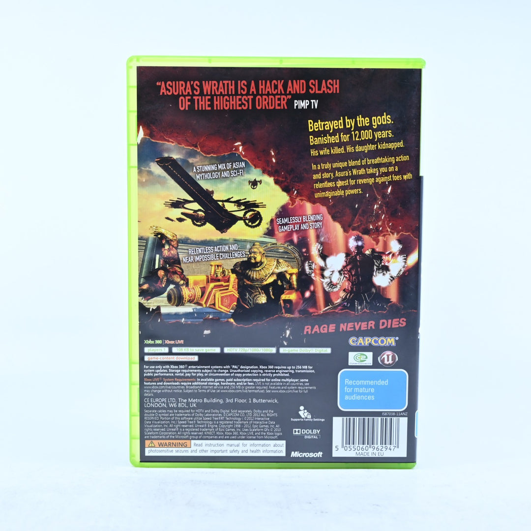Asura's Wrath - Xbox 360 Game + Manual - PAL - MINT DISC!