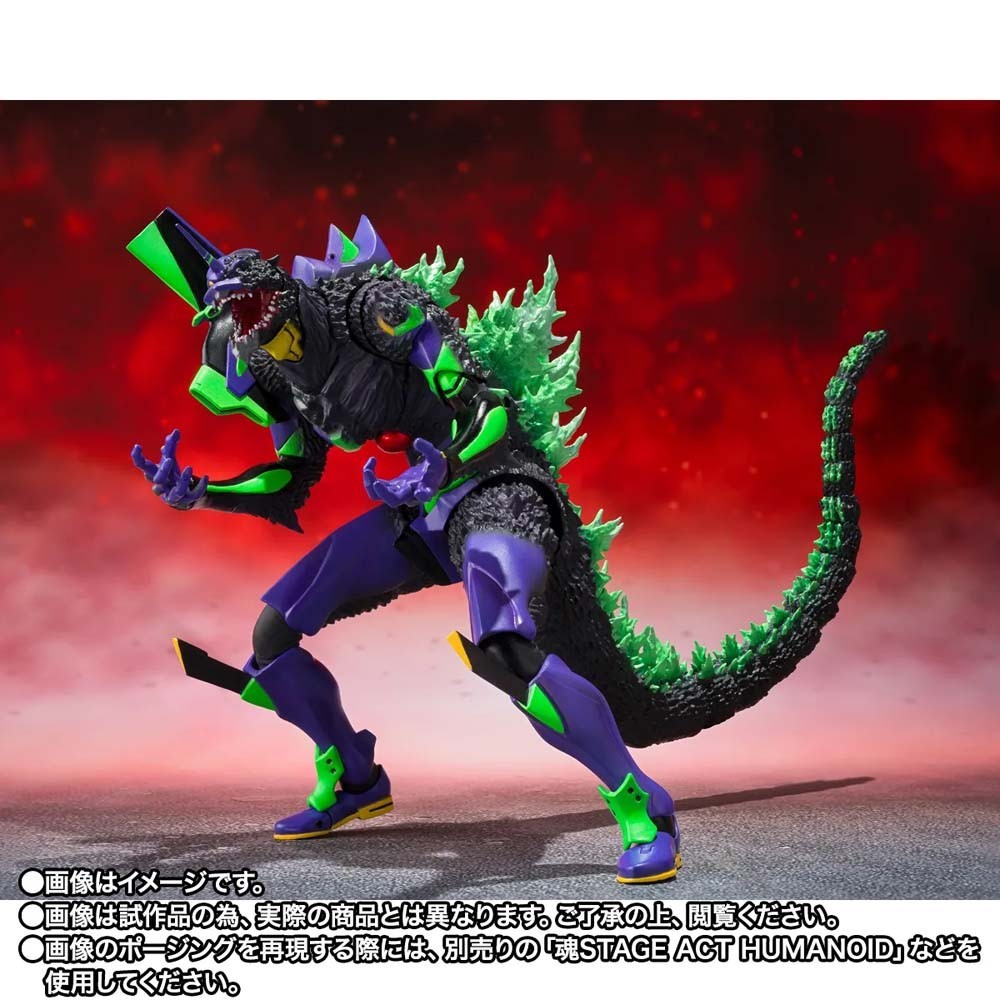 Pre-Order - S.H.MonsterArts Evangelion Test Type-01 G Awakening Form - Model Kit
