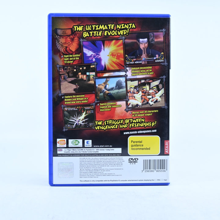 Naruto Ultimate Ninja 3 - Sony Playstation 2 / PS2 Game + Manual - PAL