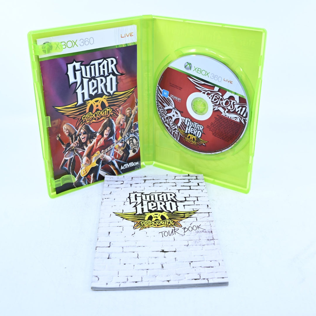 Guitar Hero Aerosmith - Xbox 360 Game + Manual - PAL - MINT DISC!